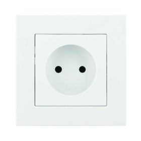 Розетка Nilson Moda біла 1-на без заземлення ( 21111015 )