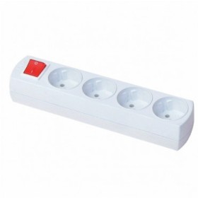 Колодка четверна FAR Manolya F204 з вимикачем (7.5.2.92113)