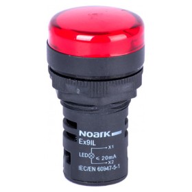 Сигнальний індикатор NOARK Ex9IL 2R r виступаючий 24В AC/DC червоний (105465)