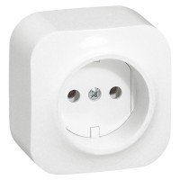 Розетка 2К Legrand Forix белая