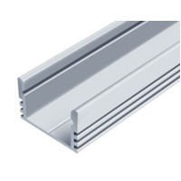 LED-профіль накладний анодований, 2 метра (ЛП12е_1)