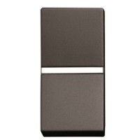 Кнопочный выключатель с символом «Свет» ABB Zenit 2CLA210470N1801 N2104.7 AN 1М (антрацит)