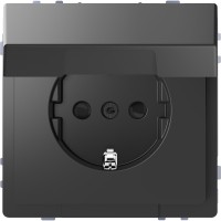 Розетка Schneider Electric D-Life MTN2310-6034 с з/к и крышкой антрацит