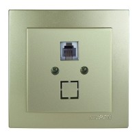 Розетка Nilson Touran золото телефонна ( 24151040 )