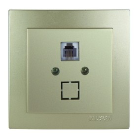 Розетка Nilson Touran золото телефонна ( 24151040 )