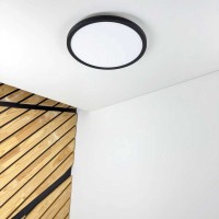 Світильник LED Violux ДББ MILLENNIUM BL 26W 4200K IP20 круг чорний ( 361226 )