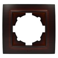 Рамка ELBI ZENA Woodline красное дерево 1-я ( 608-012900-271 )