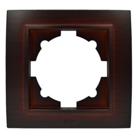 Рамка ELBI ZENA Woodline красное дерево 1-я ( 608-012900-271 )