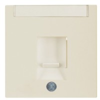 Накладка для супортів під модуль RJ12/RJ45 біла Berker S.1