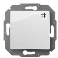 Одноклавішний перехресний вимикач Elektro-Plast Carla 1715-10 (білий)