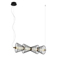 Подвесной светильник, люстра Italux PND-63849-4-BK Sanke LED 4x15W 3000K 600Lm IP20 черный