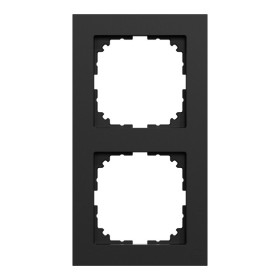 Двомісна рамка Schneider Electric M-Pure Ocean Plastic MEG4020-3603 чорна матова