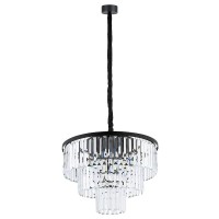 Люстра Nowodvorski 7616 Cristal M E14 9x25W IP20 черная