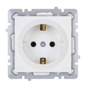 Розетка Nilson Touran біла 1-на з заземленням без рамки ( 24110417 )