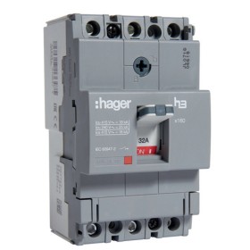 Електро-автомат Hager x160, In=32А, 3п, 18kA