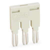 Триконтактна перемичка Wago 870-403 14мм² 18А (сіра)