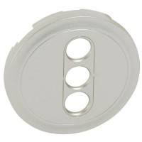 Накладка RCA/S-video аудіо/відеорозетки Legrand Celiane (068513) (титан)