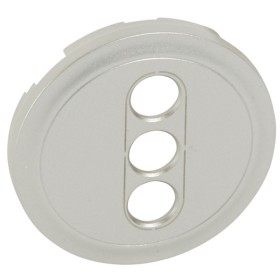 Накладка RCA/S-video аудио/видеорозетки Legrand Celiane (068513) (титан)