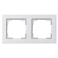 Рамка двомісна Gira E2 біла (021229)