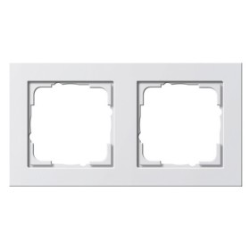 Рамка двомісна Gira E2 біла (021229)
