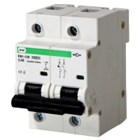 Автоматичний вимикач Promfactor ECO FB1-125 2P C 40A 10кА (FB1C20040)