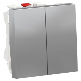 Двоклавішний перемикач Schneider Electric NU321330 (схема 6) 10А 2М (алюміній)
