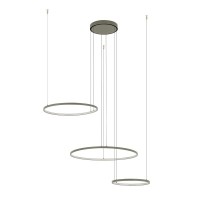 Люстра Nowodvorski 11398 Circolo LED 3x45W 3000K 1600Lm IP20 оливкова