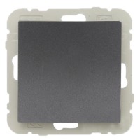 Одноклавишный выключатель Logus 21011 TIS 10АХ 250В (серый)