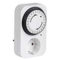 Розетка-таймер UEC РТМ-2 15 мин-24ч 96on/off 16А IP20