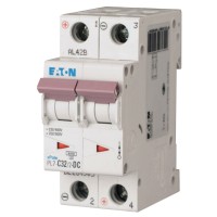 Автоматичний вимикач Eaton PL7-C32/2-DC 500В DC 32А C