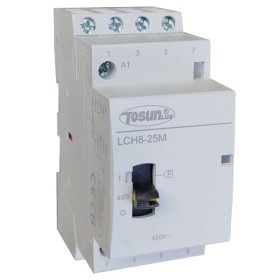 Модульный контактор с ручным управлением TOSUNlux LCH8-25M 4NO 4P 25A (6931934213430)