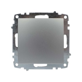 Выключатель ELBI ZENA Silverline серый металлик 1кл без рамки ( 609-011000-200 )