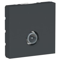 Одинарная TV розетка Schneider Electric NU346254 2М (антрацит)
