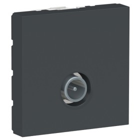 Одинарна TV розетка Schneider Electric NU346254 2М (антрацит)