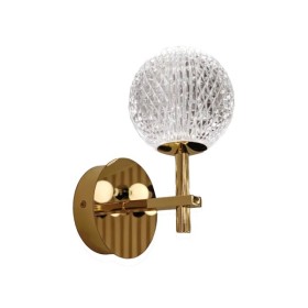 Бра, настінний світильник Azzardo AZ6014 Edem LED 1x4.2W 3000K 336Lm IP20 золотий