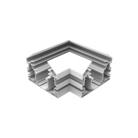 Зєднувач кутовий Oledim 7771557 OL441 48V для шинопровода натяжної стелі (гарпун) білий