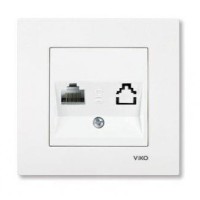 Розетка Karre компьютерная RJ45, Cat5e, белая VIKO (арт. 90960032)
