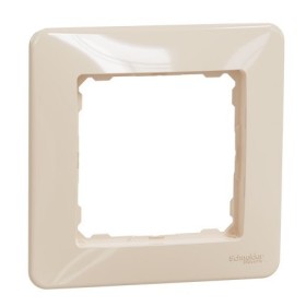 Рамка 1-постовая Schneider Electric Sedna Design бежевая SDD312801