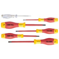 Комплект діелектричних викруток Tolsen V33506 VDE (6шт)