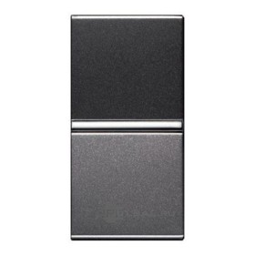 Одноклавишный перекрестный выключатель ABB Zenit N2110 AN 1М (антрацит)