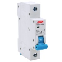 Модульний автоматичний вимикач TOSUNlux TSB4-125 1P 100А C 6кА (6931934221688)