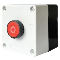 Одноместный пост управления Promfactor FP5-BOX1W2 с кнопкой "O" (Stop)