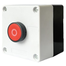 Одномісний пост керування Promfactor FP5-BOX1W2 з кнопкою "O" (Stop)