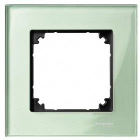 Рамка одинарная M-ELEGANCE glass зеленый Merten, MTN404104