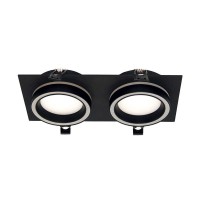 Світильник точковий Violux TORONTO-2L GX53 IP20 чорний ( 132103 )