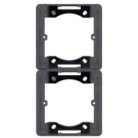 Адаптер Hager WL5823 Lumina-Intense 2Х з/в (чорний)