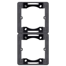 Адаптер Hager WL5823 Lumina-Intense 2Х з/в (чорний)