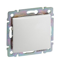 Механизм кнопочного выключателя Valena белый