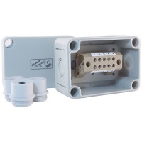 Вологозахищена клемна коробка Spelsberg RKK 4/05-5х4² (sp60540401) IP66 з клемником