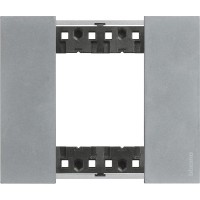 Рамка на 2 модуля Bticino Living Now KA4802NW (Немецкий/Итальянский стандарт) месяц